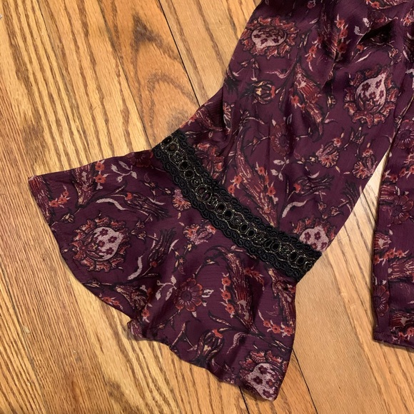 🆕 NWT Xhileration BlackBerry Off Shoulder Top - Picture 4 of 8